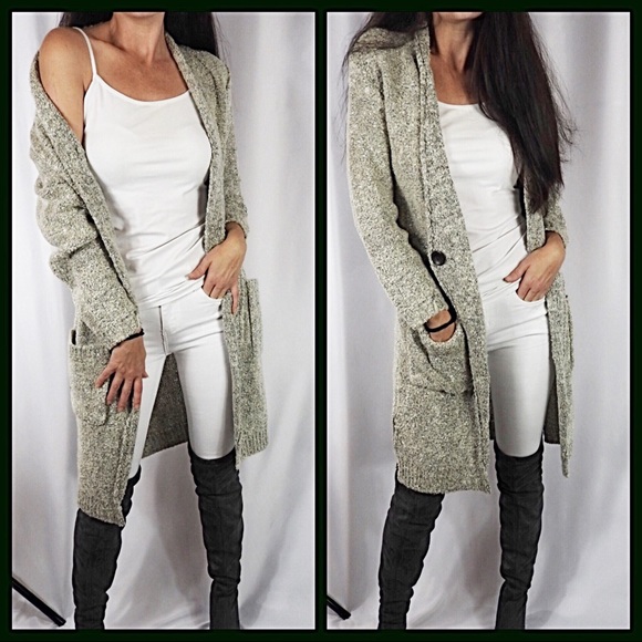 CLEARANCE-FIRM‼️ 5 ⭐️Boucle Long Cardigan Sweater - Picture 4 of 6