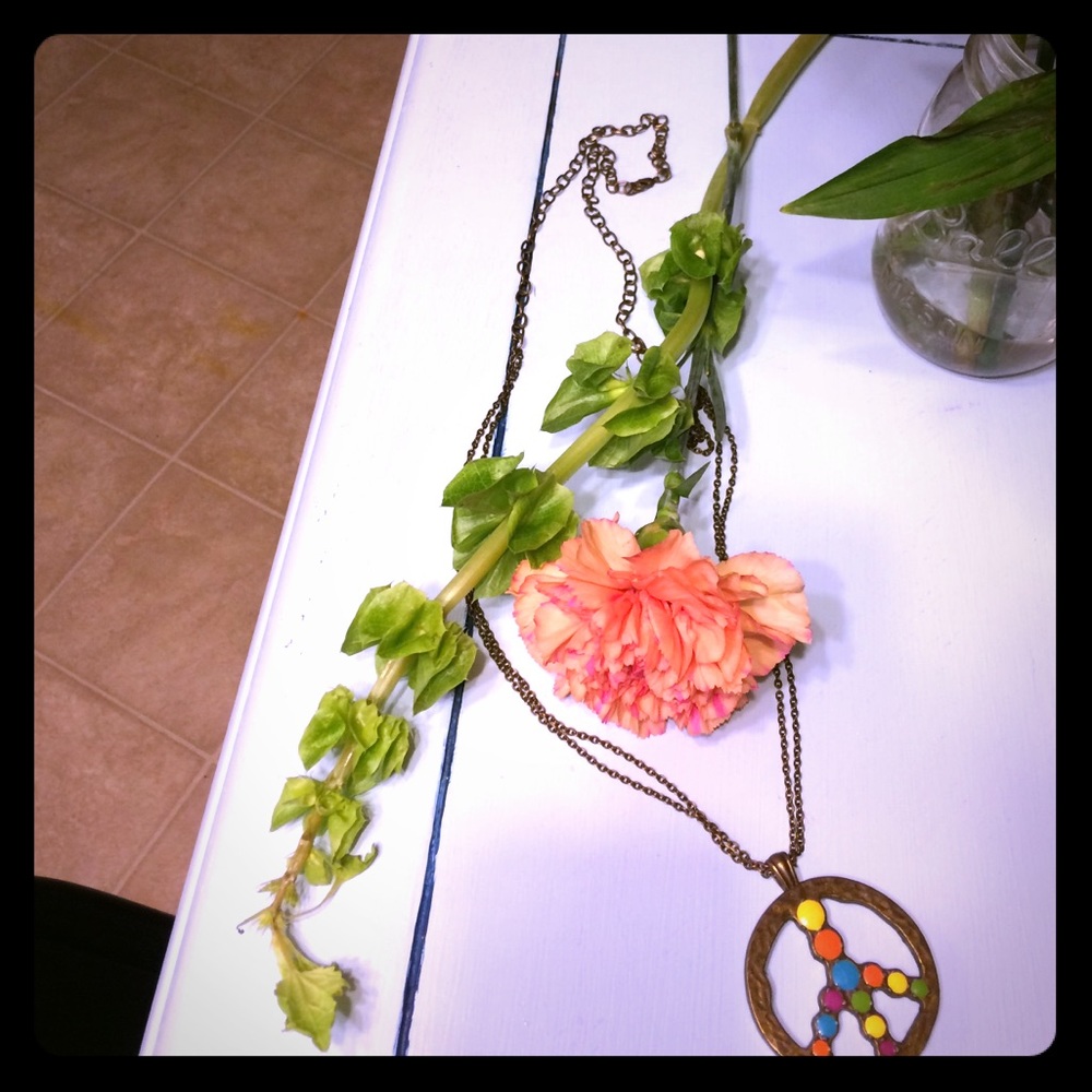 Peace chain necklace