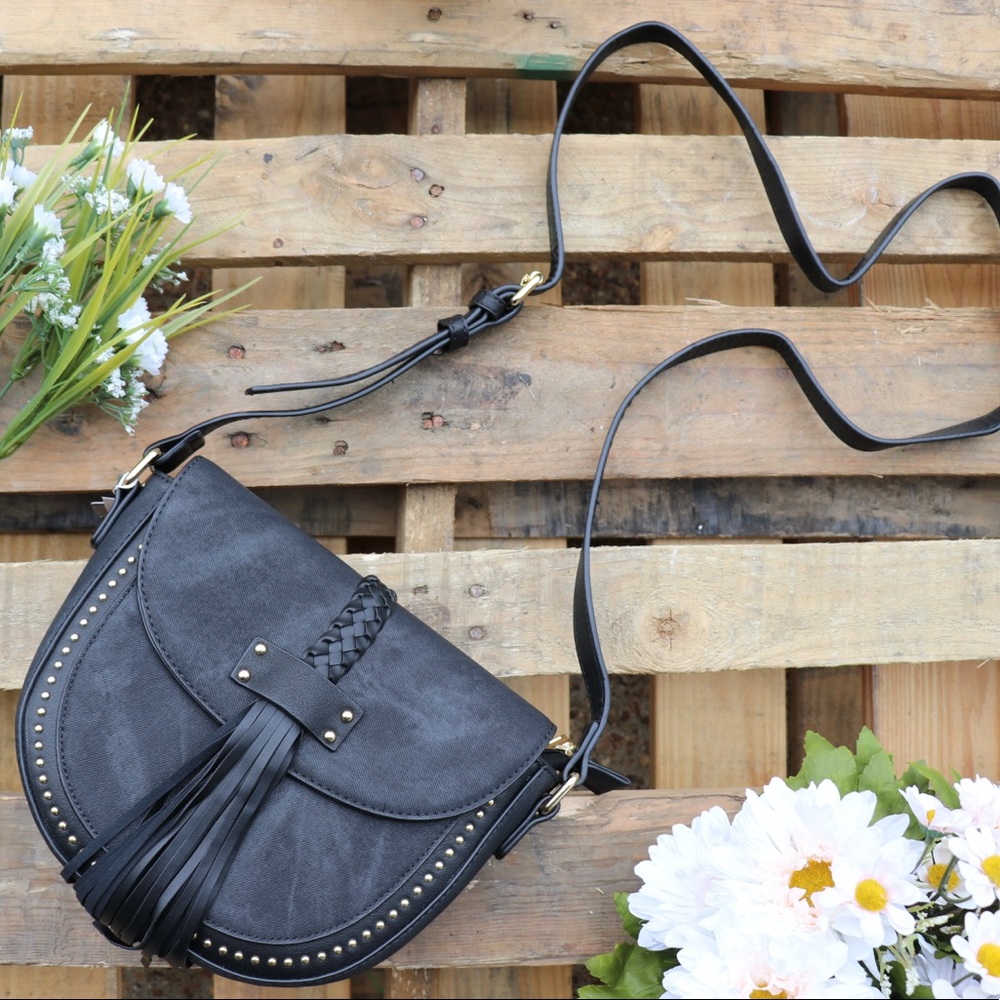 Black crossbody bag