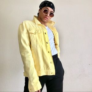 Forever 21 Yellow Denim Jacket