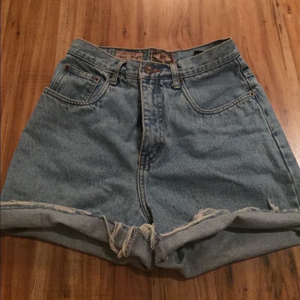 High waisted shorts