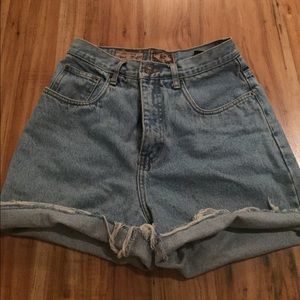 High waisted shorts