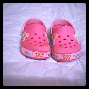 Croc light up butterflies