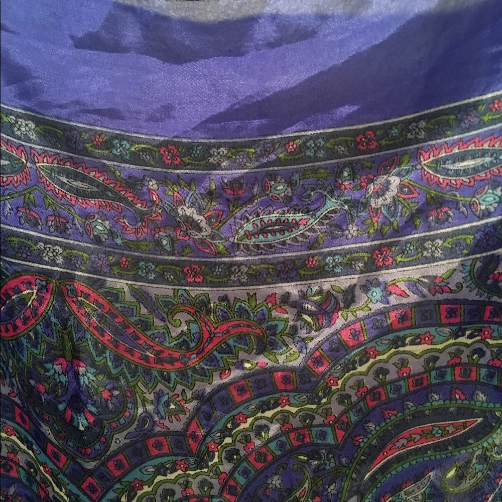 Large Colorful Scarf - Picture 2 of 3