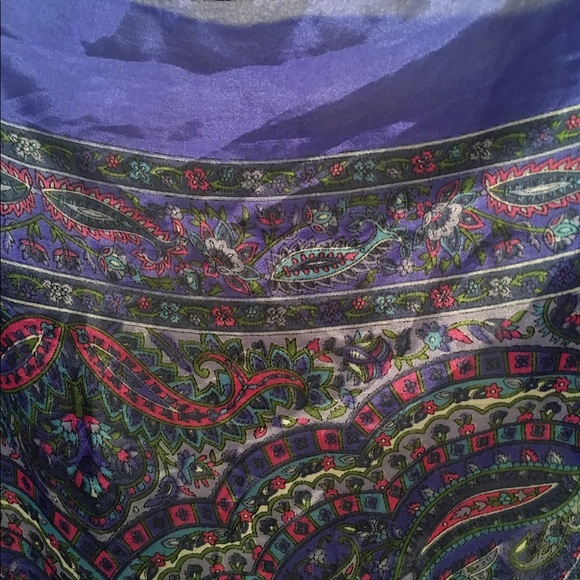 Large Colorful Scarf - Picture 2 of 3