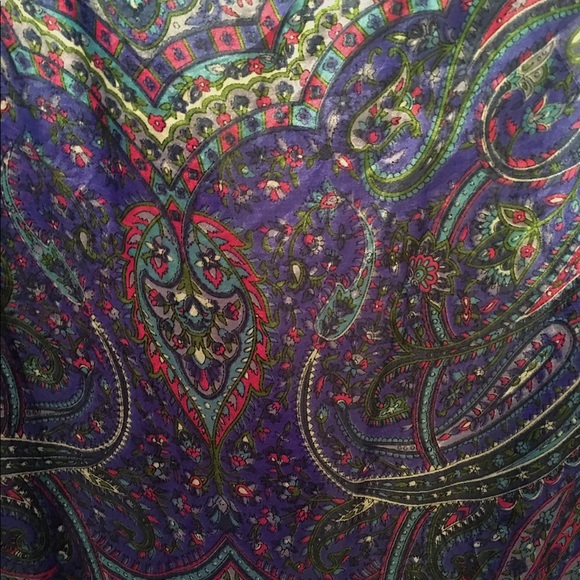 Large Colorful Scarf - Picture 3 of 3