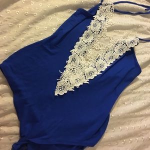 Fashion nova one piece halter top