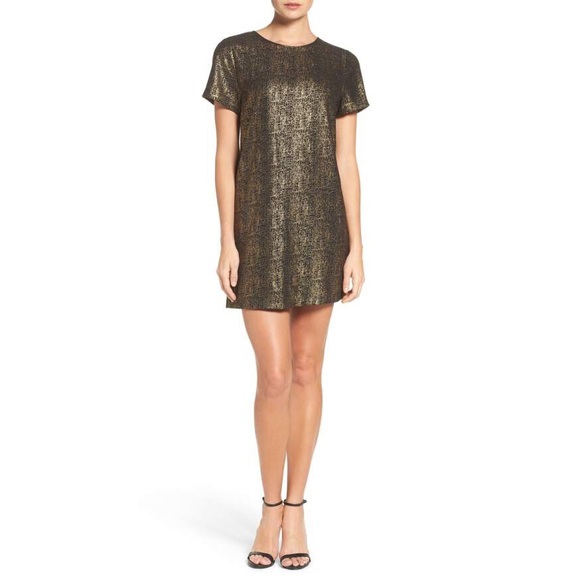 Metallic Shift Dress - Picture 4 of 7