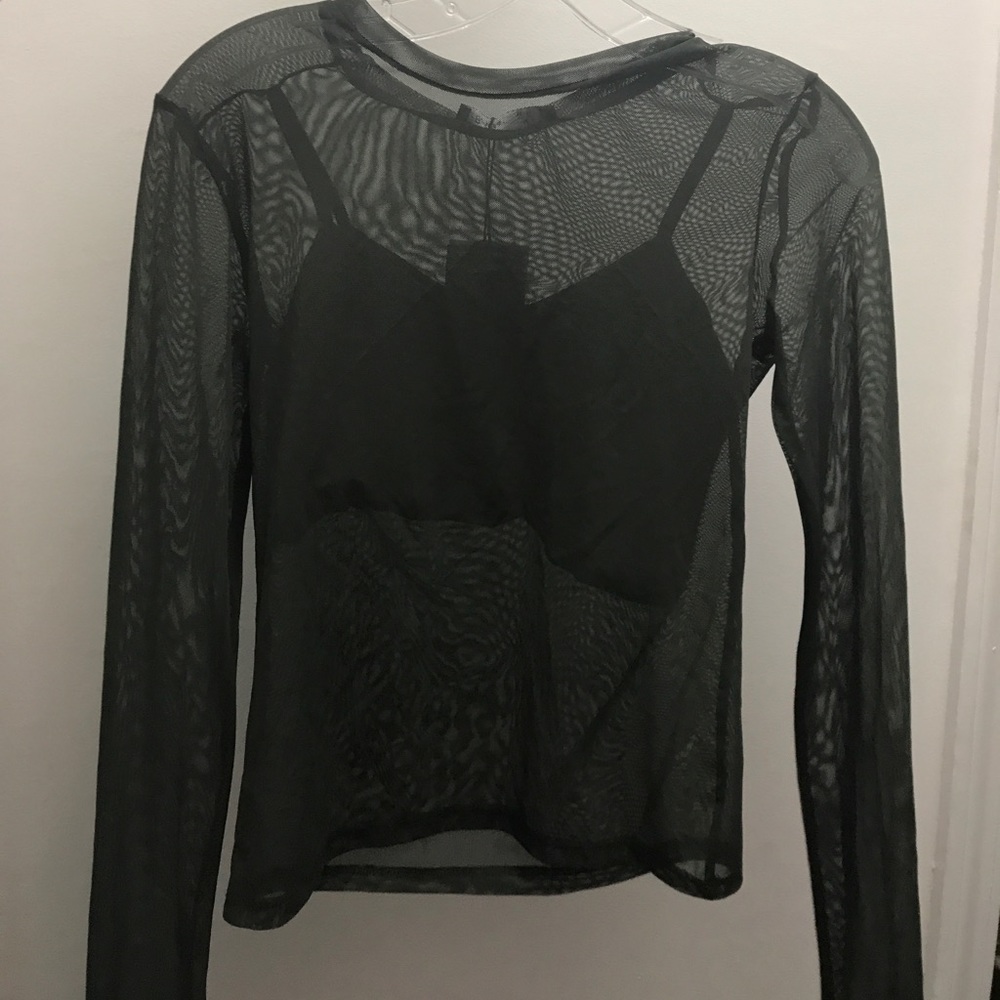 Mesh green shirt