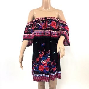 Flying Tomato Dress Off the Shoulder Boho Floral