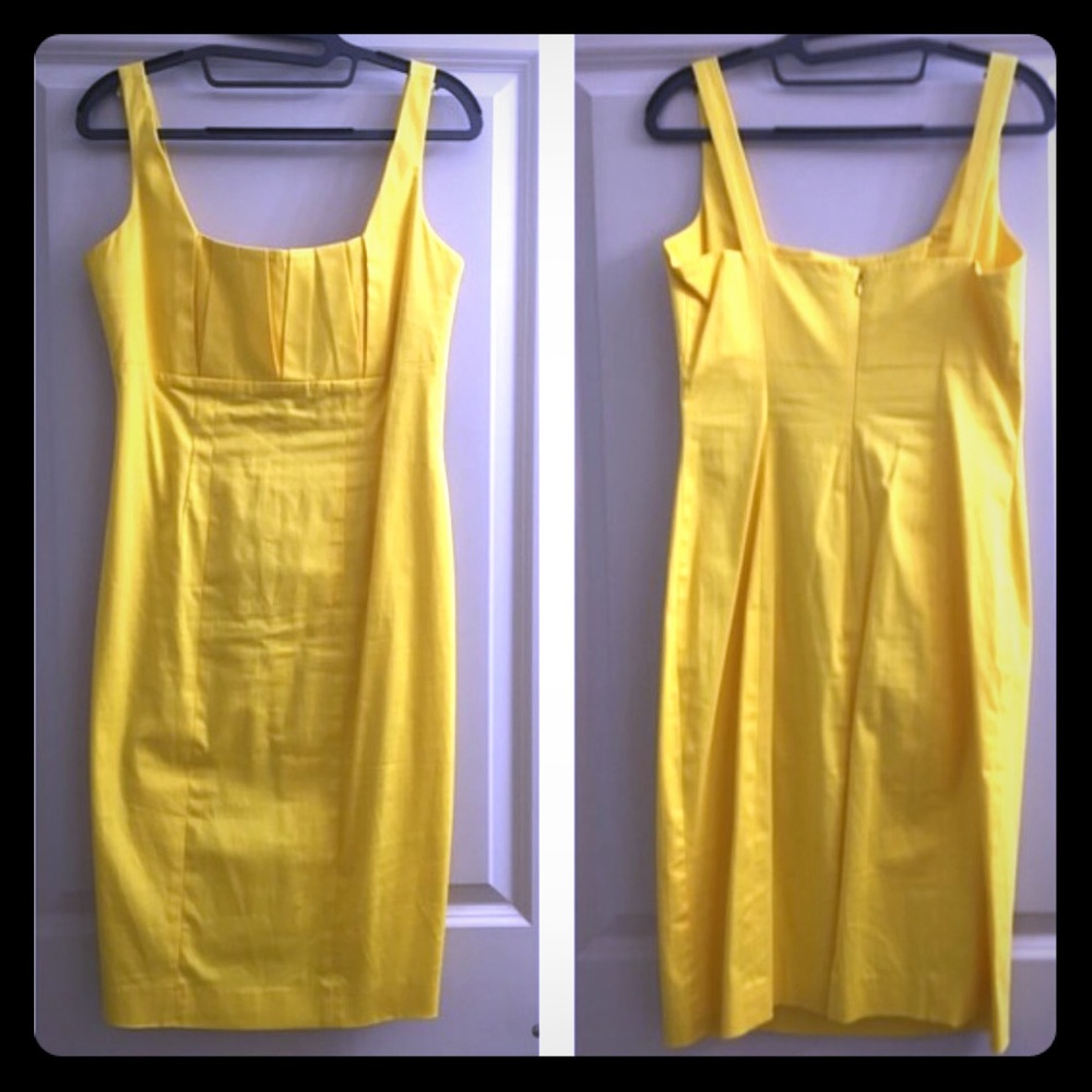 Calvin Klein yellow dress. Size 4