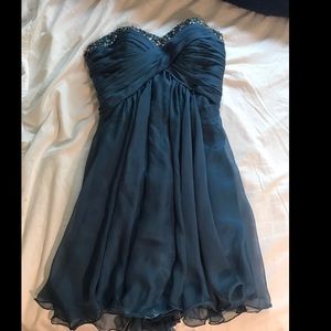 Open Back Homecoming Dress