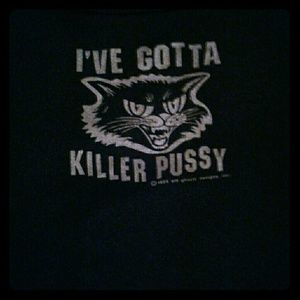 Vintage 90s tank "I've Gotta Killer Pussy" S XS
