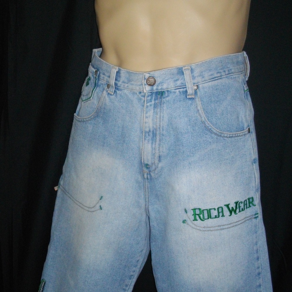 Roca Wear Blue Jeans Teens 14 Distressed Shorts -- Final Price