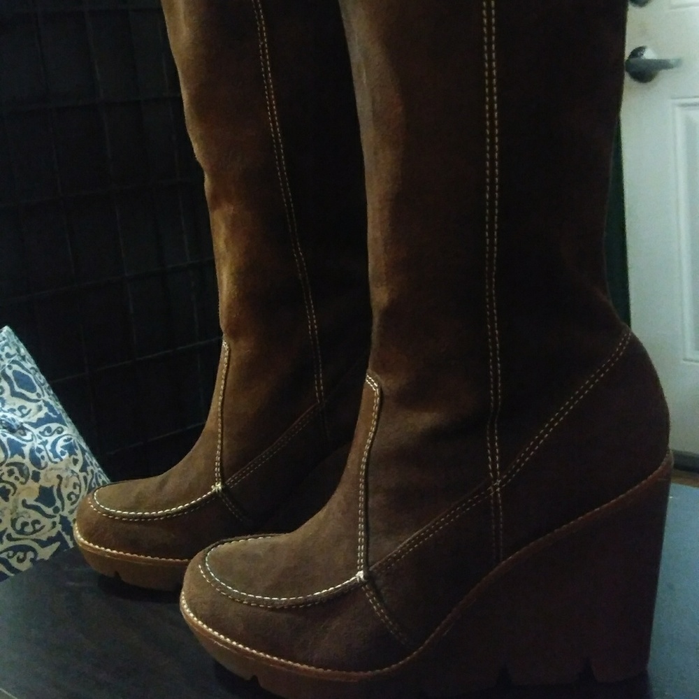 KORS Michael Kors Knee High Leather Boots