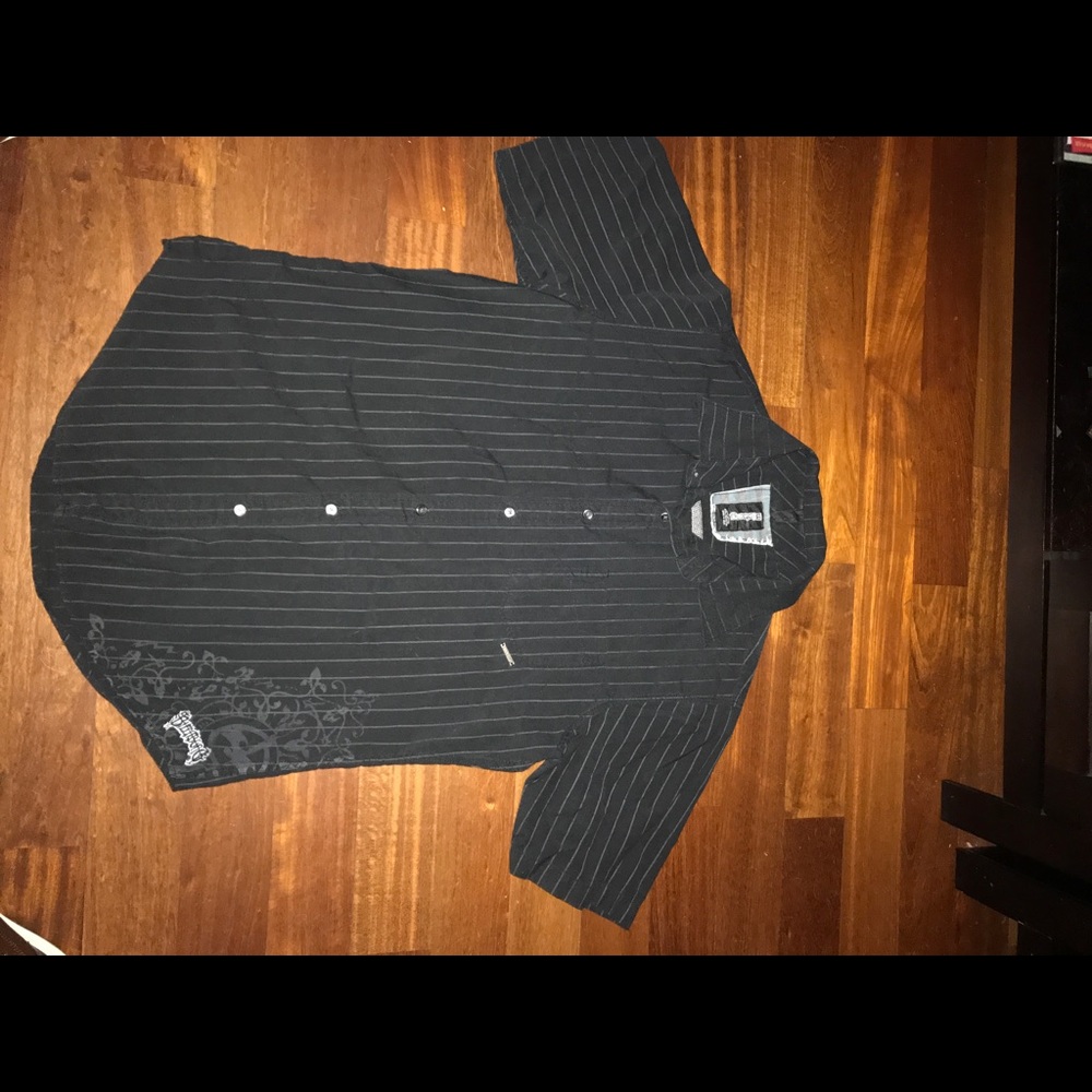 Billabong black bottom shirt, size large