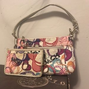 Beautiful Coach bag & wallet set