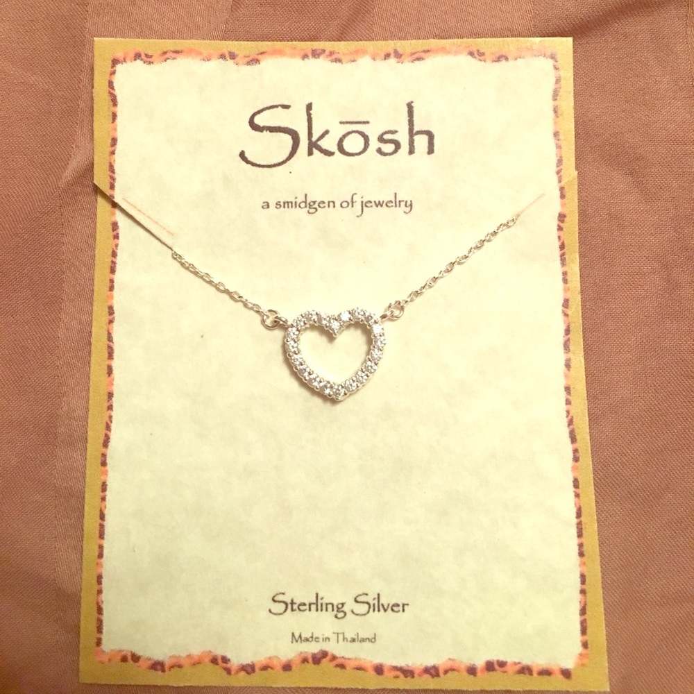 SKOSH heart necklace