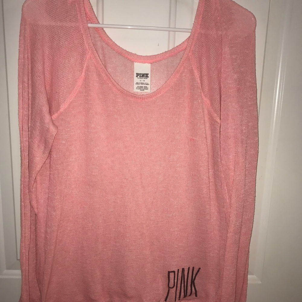 Victoria secret love pink long sleeve shirt