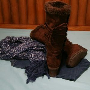 Brown winter/fall fashion boots