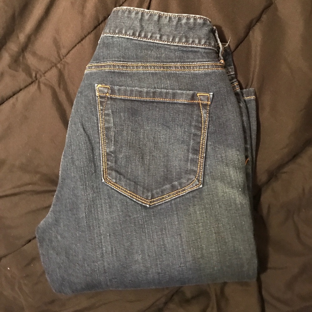 NWOT Ann Taylor Loft dark denim size 27/4
