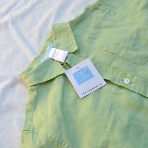 NWT Janie and Jack Boys Linen Dress Shirt (4)