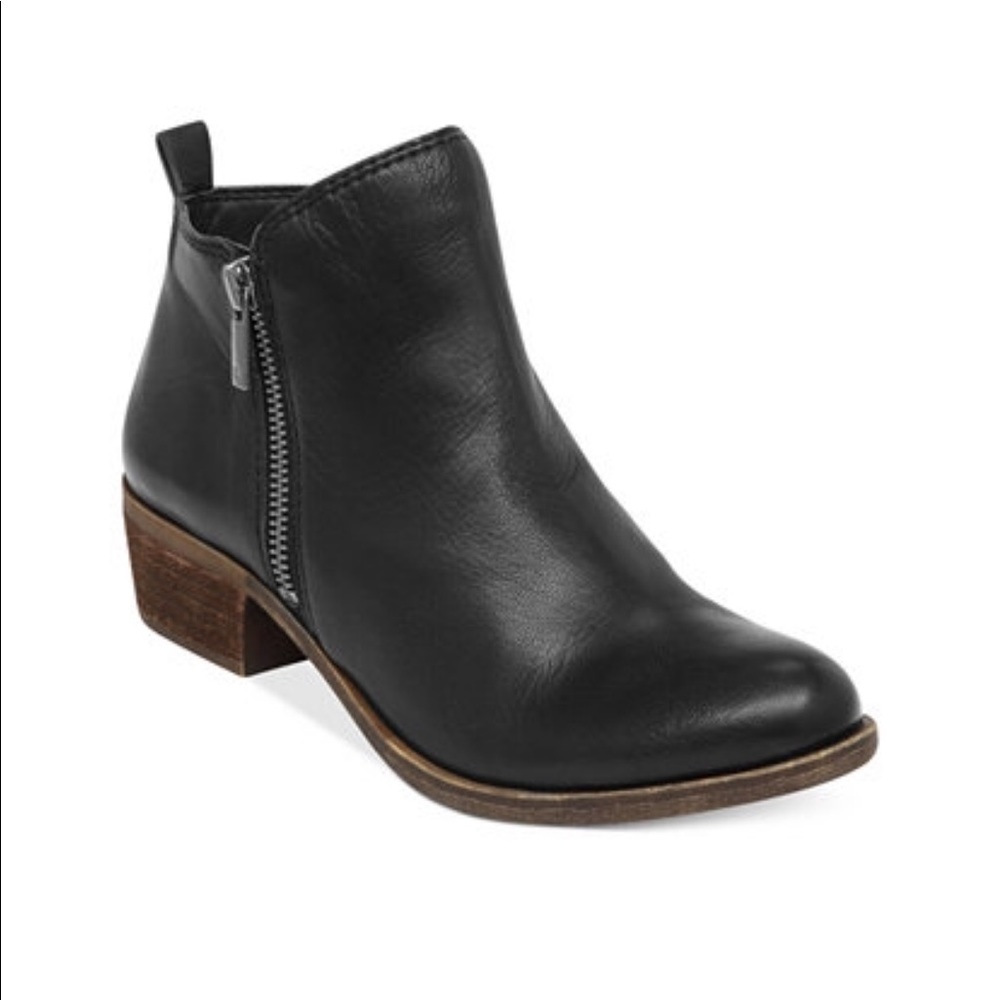 LIKE NEW Lucky Brand leather Basel booties size 7