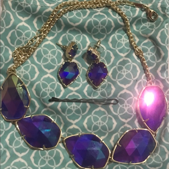 Kendra Scott Earring and Necklace set - Picture 1 of 4