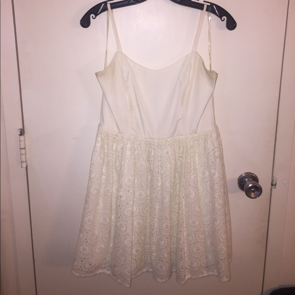GIANNI BINI Eyelet Dress