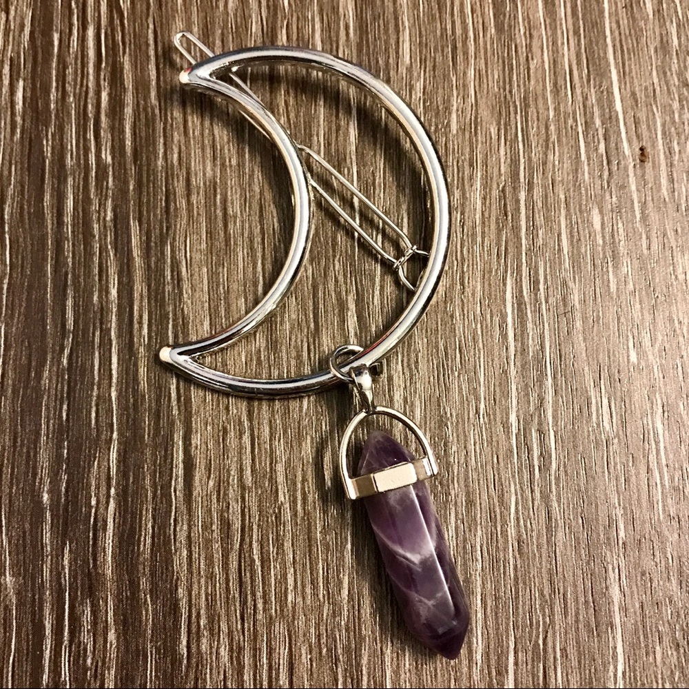 🔥Amethyst Healing Stone Hair Clip