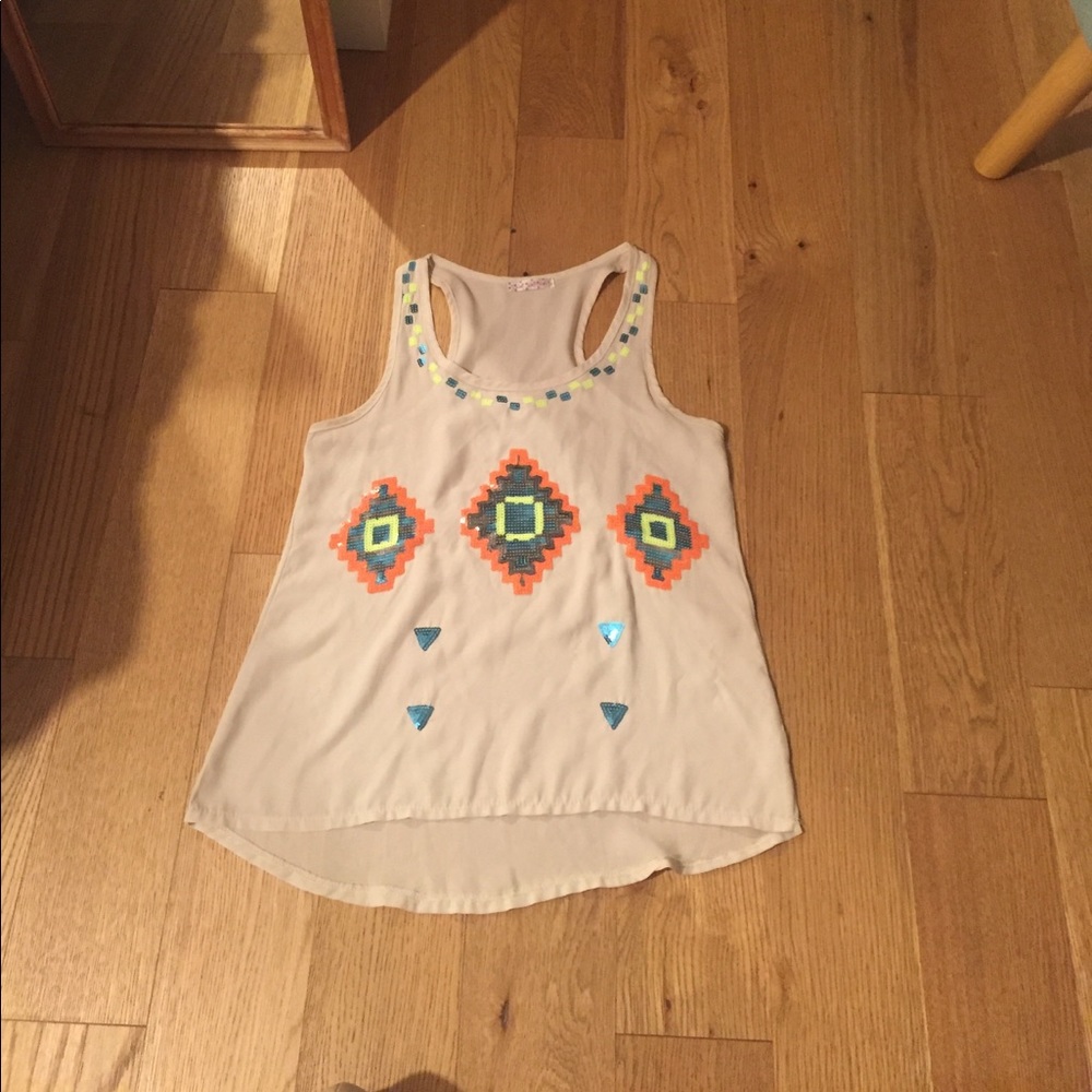 Sheer retro top