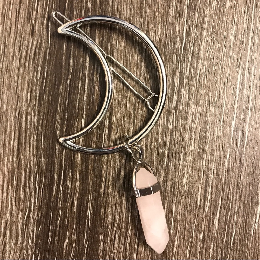 🔥 Rose Quartz Healing Stone Clip
