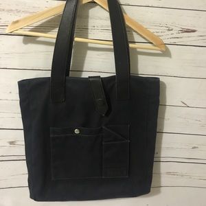Rag and Bone Navy Canvas Tote