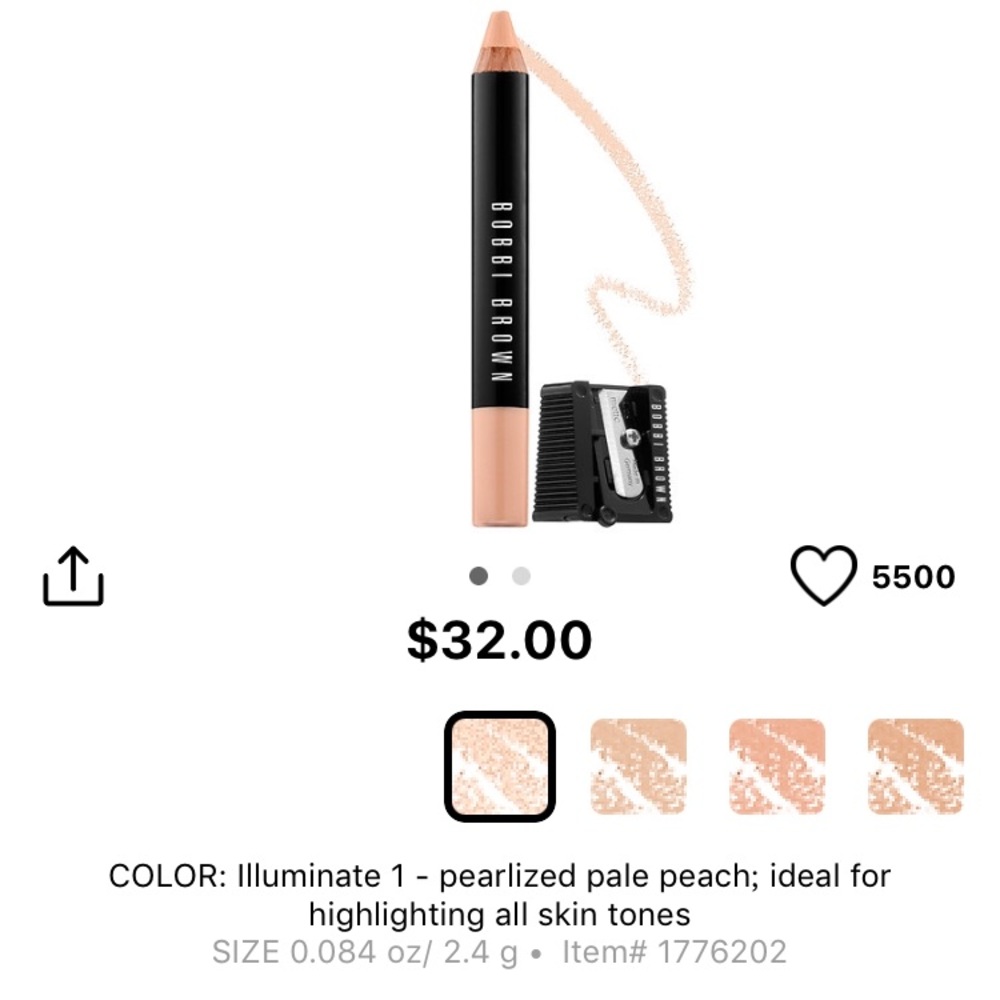 BOBBI BROWN Retouching Face Pencil and Sharpener