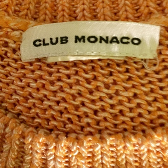 Club Monaco open back sweater- spring or fall 💛 - Picture 5 of 8
