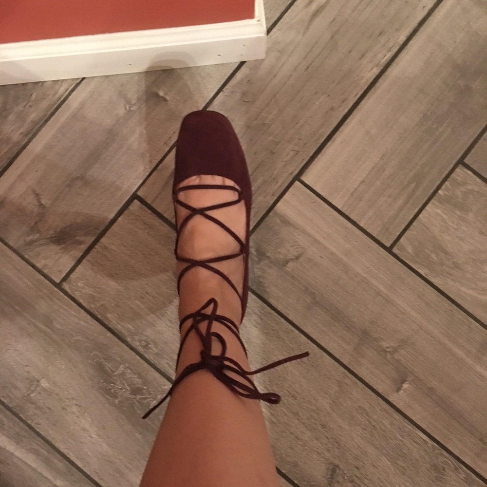 Karl Lagerfeld Paris Charlie Suede Lace-up Heels