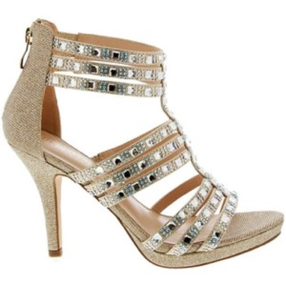 Pageant Shoes with Rhinestones