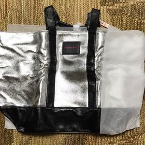 Victoria's Secret Metallic Tote Bag