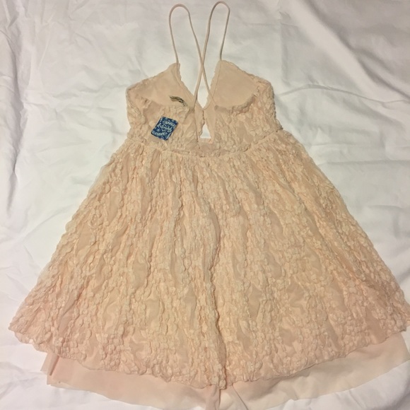 💕NWT💕 Free People Intimately Blush Lace Dress - Picture 4 of 7