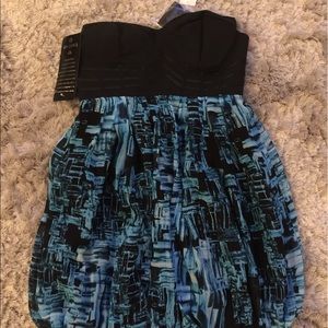 Bebe bubble mini dress