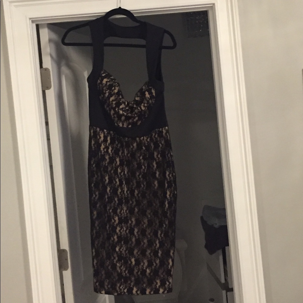 ASOS lace midi dress