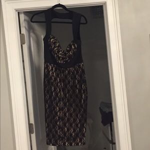 ASOS lace midi dress