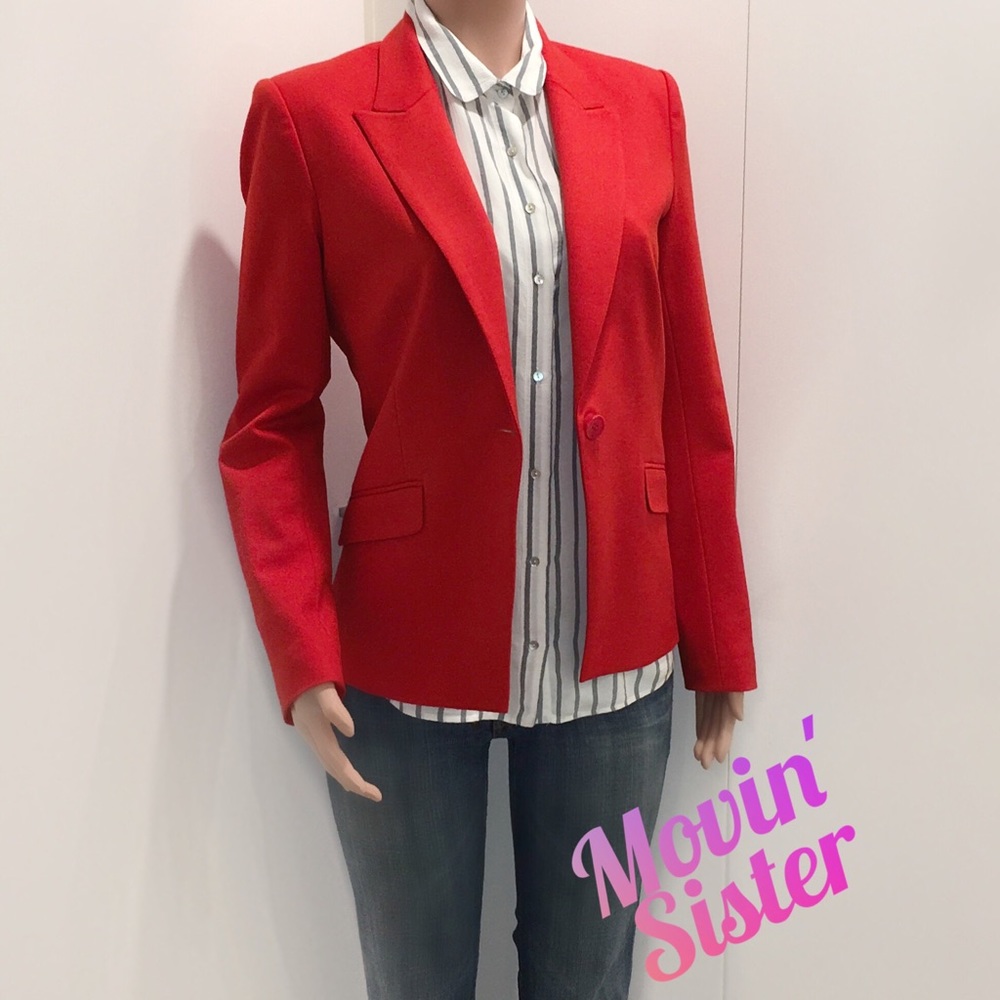 Theory Blazer, NWOT, Orig $599, Red