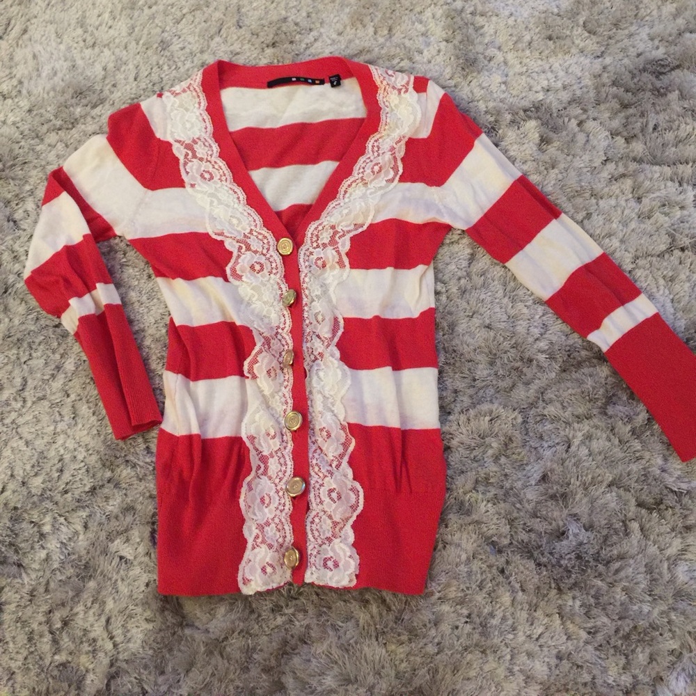 Striped cardigan