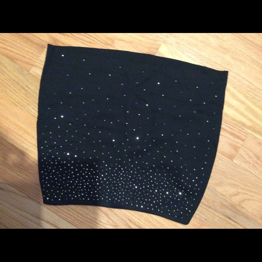 Express Skirt With Silver Beading