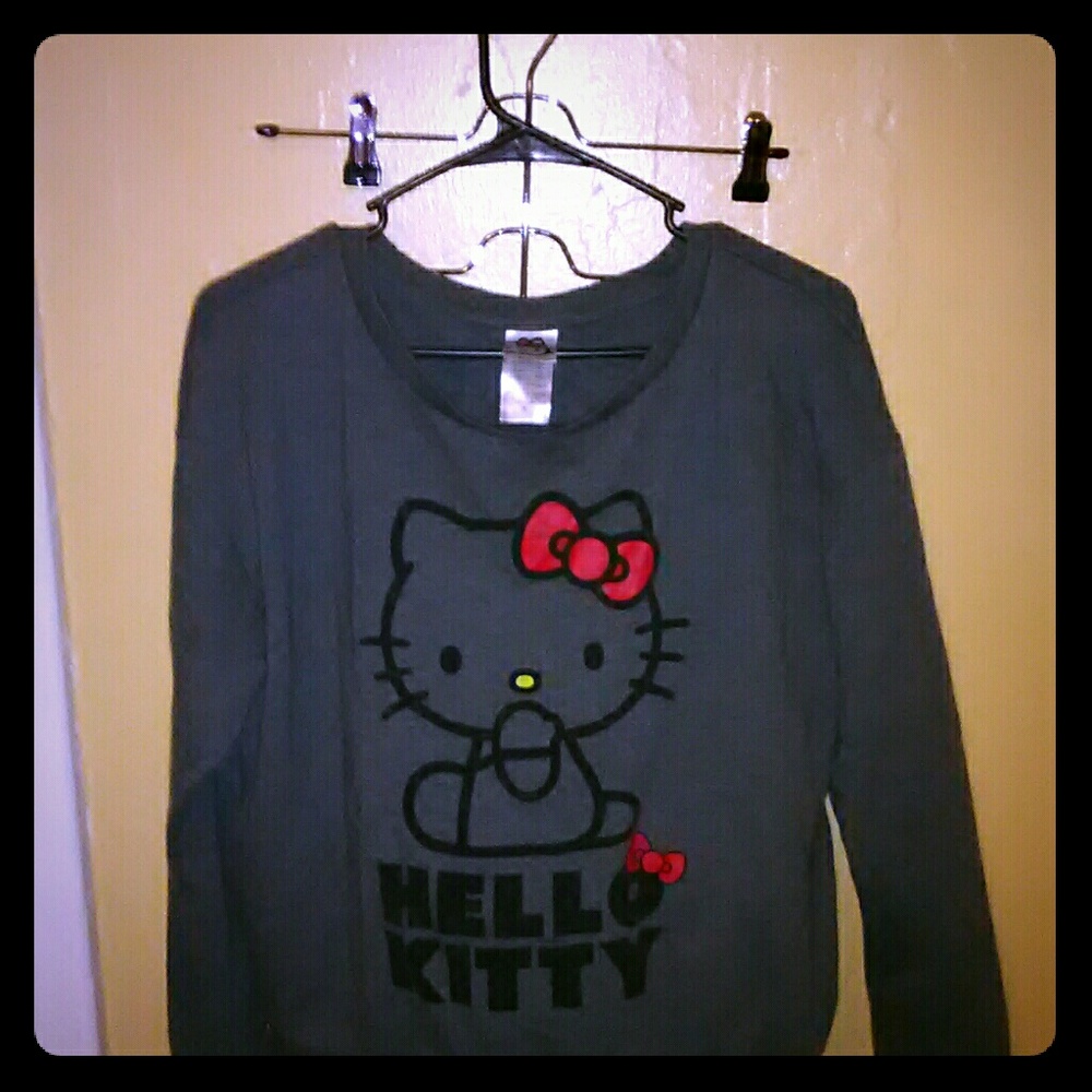 Grey Hello Kitty Hoodie