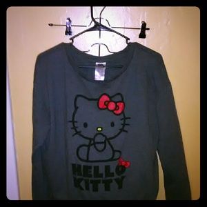 Grey Hello Kitty Hoodie