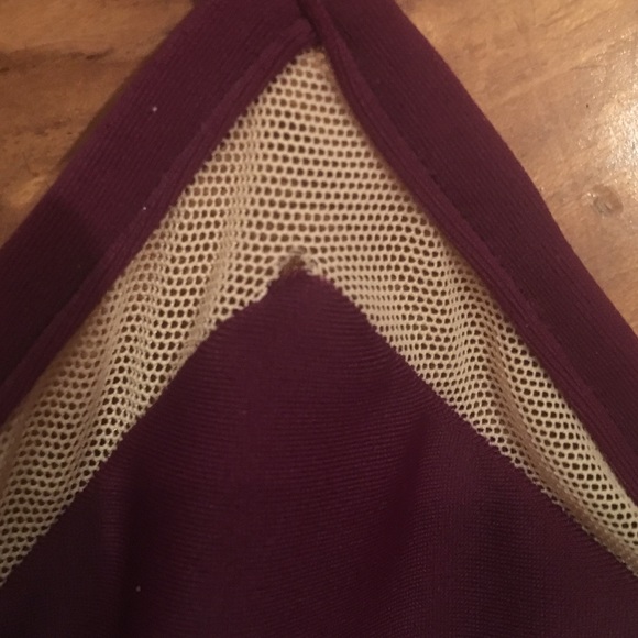 Kai Lani Swimwear Mesh Bikini in Merlot - Picture 4 of 4