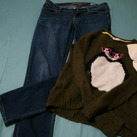 Dark wash SKINNY jeans LIKE NEW - Picture 1 of 4