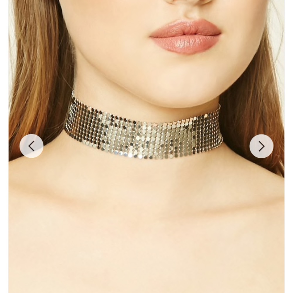 Very EXTRA&STYLISH all diamond choker!